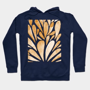 Watercolor artistic drops - orange Hoodie